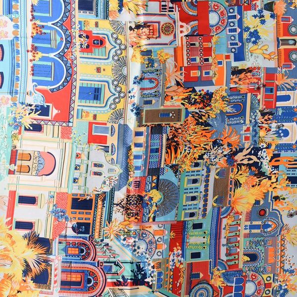 women vintage castle print hair neck square silk scarves office ladies shawl bandanna muslim hijab handkerchief muffler foulard, Blue;gray
women vintage castle print hair neck square silk scarves office ladies shawl bandanna muslim hijab handkerchief muffler foulard, Blue;gray