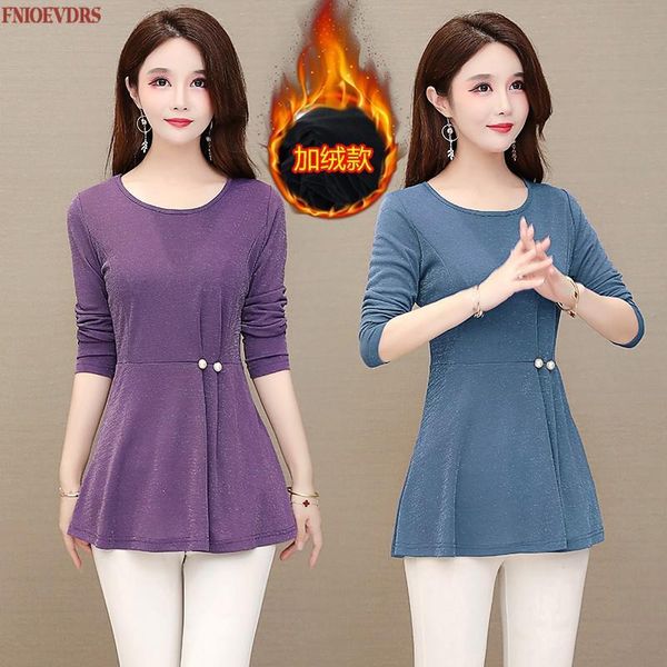 women's blouses & shirts women winter spring basic wear elegant office lady plus size casual solid color warm velvet inside peplum and, White
women's blouses & shirts women winter spring basic wear elegant office lady plus size casual solid color warm velvet inside peplum and, White