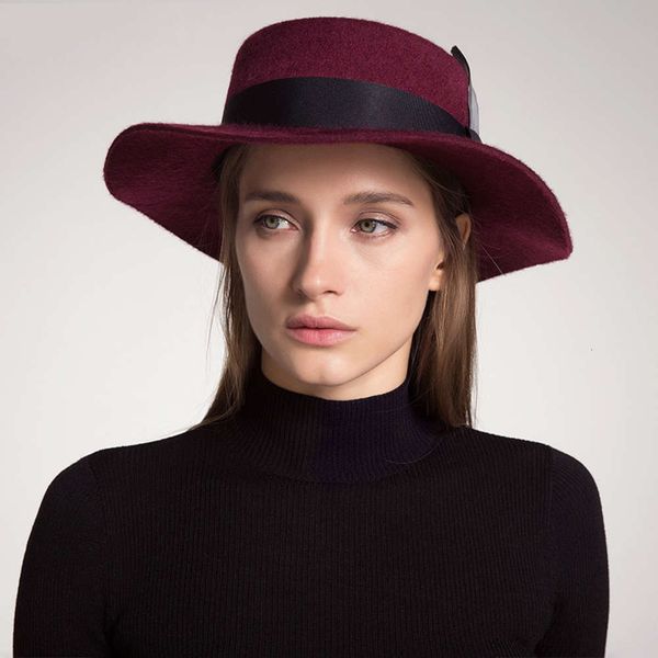 linglong clothing women's new woolen hat in autumn and winter fashion british fleece hat warm national flat brim hat, Blue;gray
linglong clothing women's new woolen hat in autumn and winter fashion british fleece hat warm national flat brim hat, Blue;gray