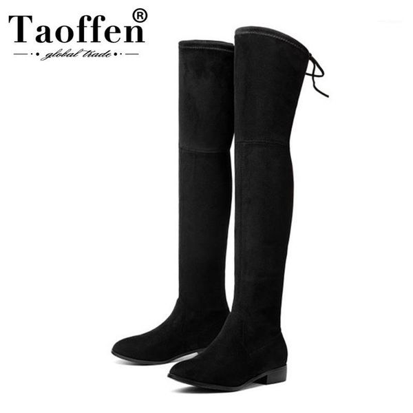 taoffen 2020 8 colors women fashion elastic bootie boots over knee soft winter warm fur office shoes women size 34-431, Black
taoffen 2020 8 colors women fashion elastic bootie boots over knee soft winter warm fur office shoes women size 34-431, Black