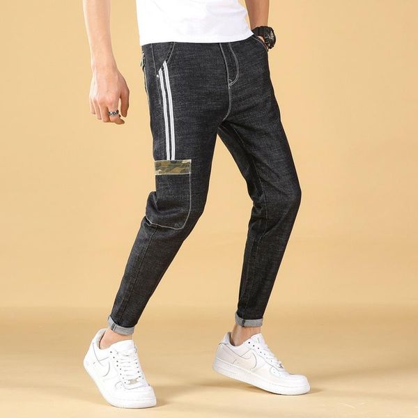 jeans men stretch solid black skinny spring new casual pants denim slim fit mens long trousers cow boys, Blue
jeans men stretch solid black skinny spring new casual pants denim slim fit mens long trousers cow boys, Blue