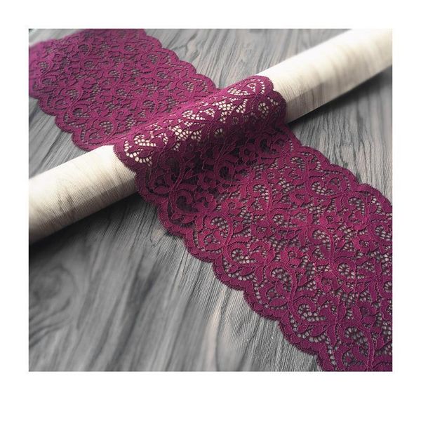 17cm 2meters/lot wine red spandex elastic lace fabric, sewing swiss trim applique lace for underwear bra materi bbytfw
17cm 2meters/lot wine red spandex elastic lace fabric, sewing swiss trim applique lace for underwear bra materi bbytfw