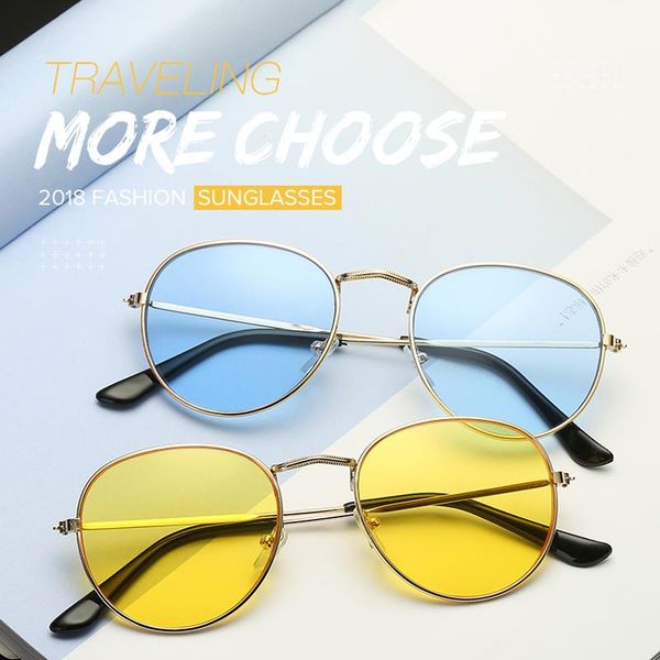 sunglasses 2021 vintage men round metal frame pilot mirror classic retro sun glasses women luxury summer eyewear, White;black
sunglasses 2021 vintage men round metal frame pilot mirror classic retro sun glasses women luxury summer eyewear, White;black