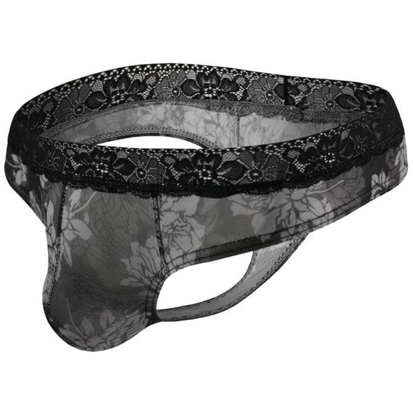 men's g-strings mens lingerie panties floral lace jockstraps jj pouch t-back thong briefs see-through mesh exotic underwear underpants, Black;brown
men's g-strings mens lingerie panties floral lace jockstraps jj pouch t-back thong briefs see-through mesh exotic underwear underpants, Black;brown