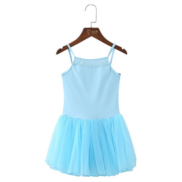 suspender children's dance ballet skirt, Blue