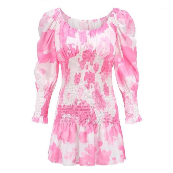 2020 summer women pink and white holiday vocation mini dress1, Black;gray