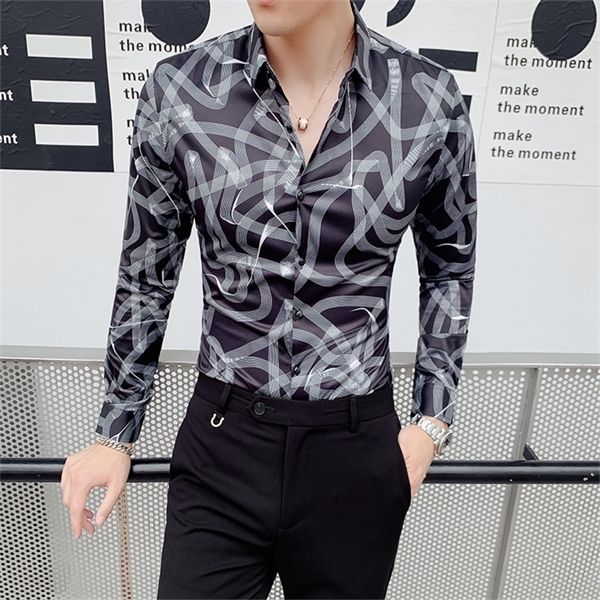 four social seasons shirts turndown collar camisas para hombre texture printing self-cultivation long sleeve shirt temperament c1212, White;black
four social seasons shirts turndown collar camisas para hombre texture printing self-cultivation long sleeve shirt temperament c1212, White;black