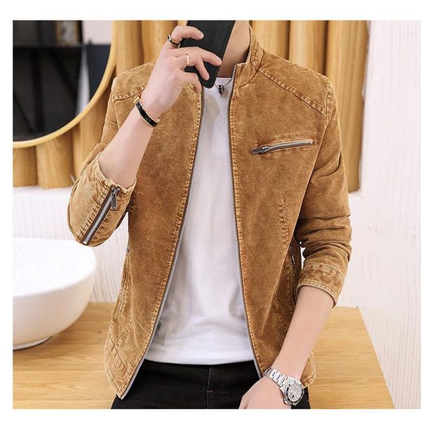 men's jackets autumn jean jacket young men on clothing of cultivate one's morality, Black;brown
men's jackets autumn jean jacket young men on clothing of cultivate one's morality, Black;brown