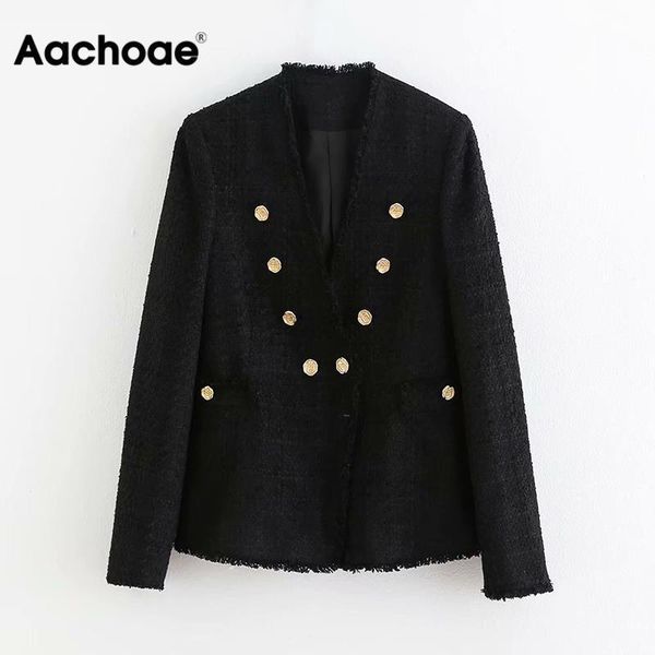 black color blazer women double breasted long sleeve casual coat female v neck button elegant jacket outwear veste femme kg-490, White;black
black color blazer women double breasted long sleeve casual coat female v neck button elegant jacket outwear veste femme kg-490, White;black