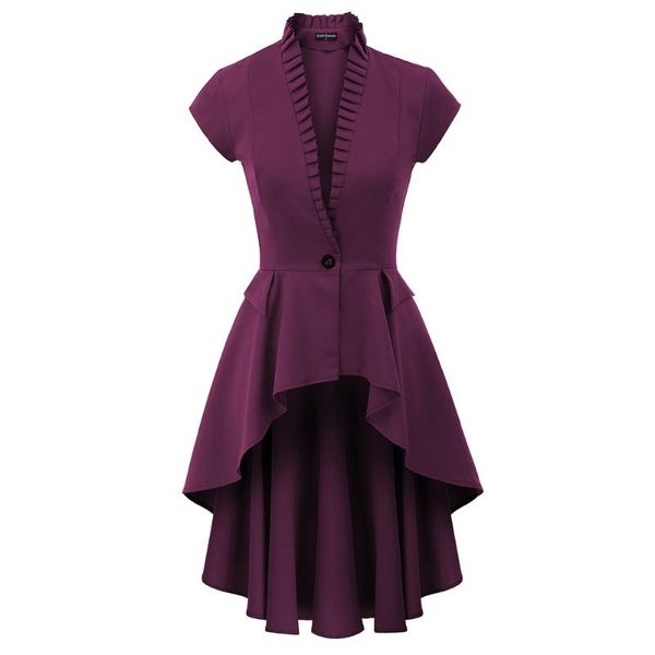 women's jackets women coat steampunk renaissance short sleeve stand collar irregular hem vintage retro slim fit, Black;brown
women's jackets women coat steampunk renaissance short sleeve stand collar irregular hem vintage retro slim fit, Black;brown