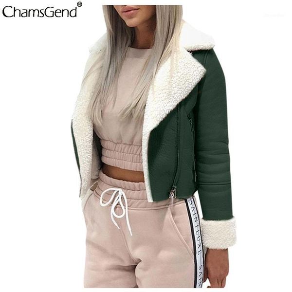 chamsgend fashion streetwear coats and jackets women long sleeve fleece cardigan coat ladies casual jacket female short outwea #1, Black;brown
chamsgend fashion streetwear coats and jackets women long sleeve fleece cardigan coat ladies casual jacket female short outwea #1, Black;brown