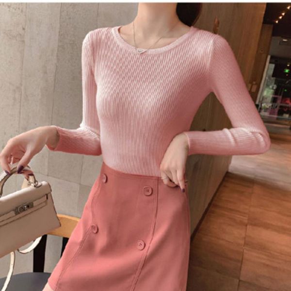 women's sweaters fashion casual korean slim knitted sweater base fall/winter long sleeve temperament all-match, White;black
women's sweaters fashion casual korean slim knitted sweater base fall/winter long sleeve temperament all-match, White;black