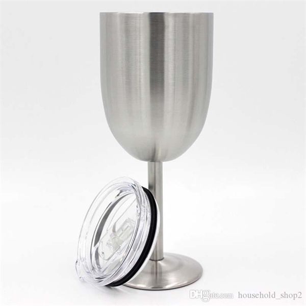 stainless steel glasses goblets double wall insulated vacuum cup beer coffee wine glass with lid
stainless steel glasses goblets double wall insulated vacuum cup beer coffee wine glass with lid