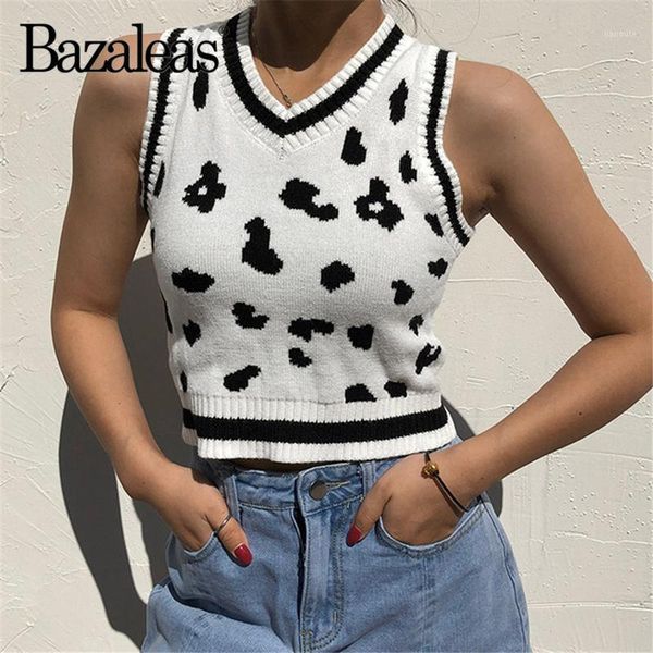 2021 leopard milk pattern pull femme v neck sweaters women streetwear knitted tank sweater vintage sleeveless1, Black;white
2021 leopard milk pattern pull femme v neck sweaters women streetwear knitted tank sweater vintage sleeveless1, Black;white