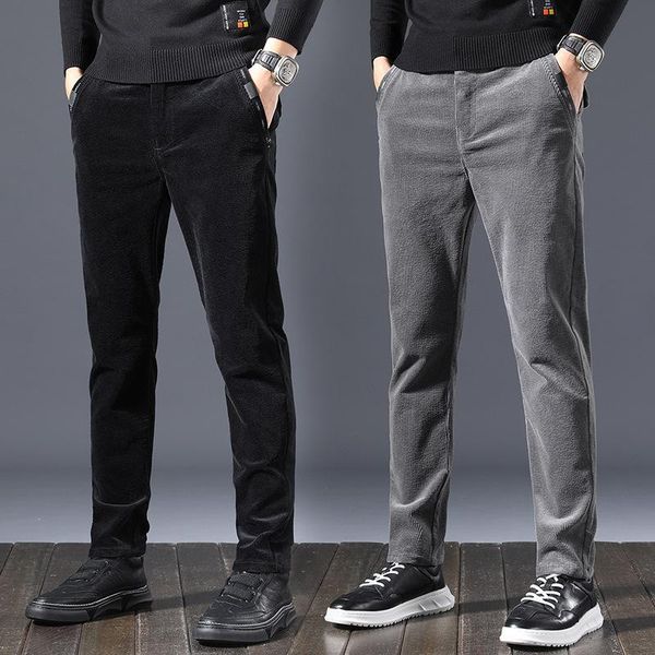 men's jeans autumn ly designer fashion men elastic slim fit cotton corduroy casual trousers korean style hip hop cargo harem pants, Blue
men's jeans autumn ly designer fashion men elastic slim fit cotton corduroy casual trousers korean style hip hop cargo harem pants, Blue