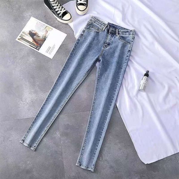 high waist jeans spring dress 2020 new women's slim versatile tight straight leg pants net red, Blue
high waist jeans spring dress 2020 new women's slim versatile tight straight leg pants net red, Blue