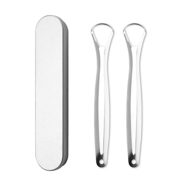 2022 stainless steel tongue scraper cleaning coated tongue oral hygiene with logo print on plastic box made in china
2022 stainless steel tongue scraper cleaning coated tongue oral hygiene with logo print on plastic box made in china