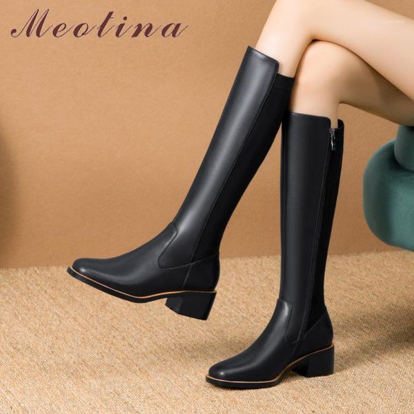 meotina high heel woman boots real leather knee high boots zip block heel shoes square toe female long autumn winter black1, Black
meotina high heel woman boots real leather knee high boots zip block heel shoes square toe female long autumn winter black1, Black
