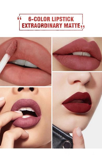 langmanni 6 pcs lipstick set velvet matte lipstick waterproof long lasting make up red lip gloss nude red liquid lip stick
langmanni 6 pcs lipstick set velvet matte lipstick waterproof long lasting make up red lip gloss nude red liquid lip stick