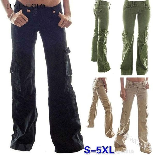 plus szie pants women summer solid color low waist pockets full length button fly streetwear drop shipping, Black;white
plus szie pants women summer solid color low waist pockets full length button fly streetwear drop shipping, Black;white