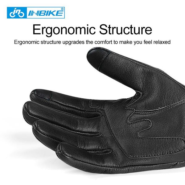 inbike genuine leather cycling gloves for motorcycle spring summer women men mtb bike gloves full finger sport bicycle gloves bbyzuy, Black
inbike genuine leather cycling gloves for motorcycle spring summer women men mtb bike gloves full finger sport bicycle gloves bbyzuy, Black