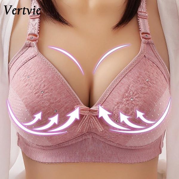 vertvie sports bra push up bra anti-sag for women solid color underwear comfortable soft female sports lingerie, White;black
vertvie sports bra push up bra anti-sag for women solid color underwear comfortable soft female sports lingerie, White;black