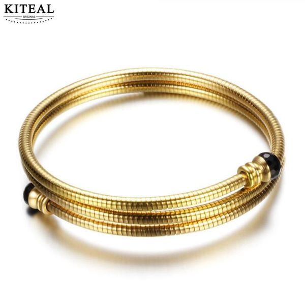 kiteal 2020 silver & gold & rose gold three colors stainless steel lady bracelet bangle round bracelet charms, Black
kiteal 2020 silver & gold & rose gold three colors stainless steel lady bracelet bangle round bracelet charms, Black