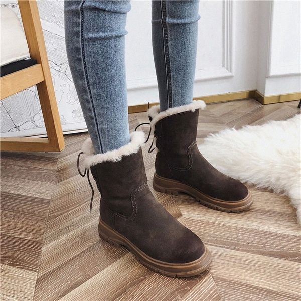 cootelilil ankle boots women winter warm plush fur boots snow female platform ladies shoes lace up solid feminina #3v1k, Black
cootelilil ankle boots women winter warm plush fur boots snow female platform ladies shoes lace up solid feminina #3v1k, Black