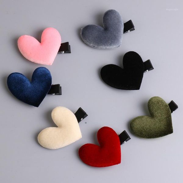 hair accessories 1pc velvet heart little girls side clips cute bangs hairpins korea fashion barrettes kids accessories1, Slivery;white
hair accessories 1pc velvet heart little girls side clips cute bangs hairpins korea fashion barrettes kids accessories1, Slivery;white