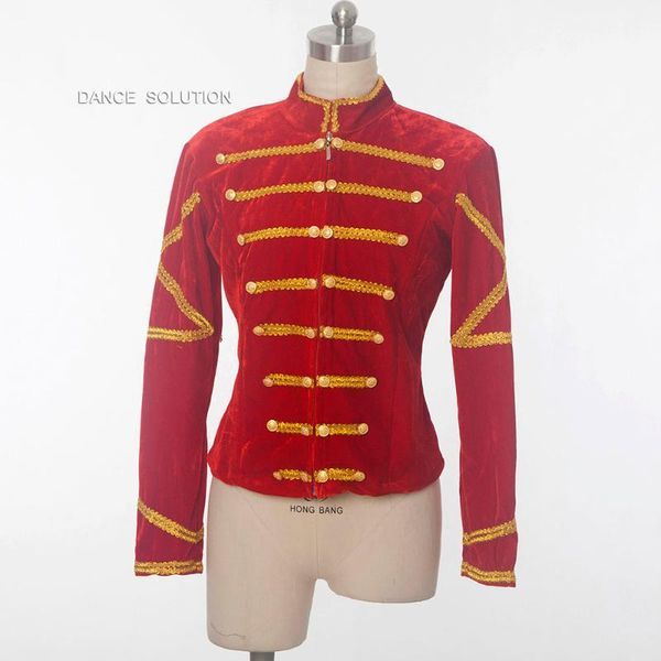 professional long sleeve ballet tunic for men ballet dance costume outfit red/navy velvet jacket stage costume b180411, Black;red
professional long sleeve ballet tunic for men ballet dance costume outfit red/navy velvet jacket stage costume b180411, Black;red