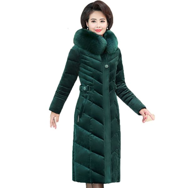 2021 new women's winter of velvet gold down cotton coat parkas long warm coats thicken female jacket with hood outerwear plus size 5xl, Black
2021 new women's winter of velvet gold down cotton coat parkas long warm coats thicken female jacket with hood outerwear plus size 5xl, Black