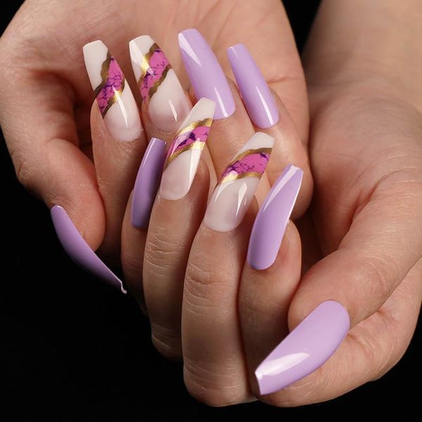 false nails wholesale 24pcs beautiful dizzy gold powder purple ballet manicure patch with a pattern, Red;gold
false nails wholesale 24pcs beautiful dizzy gold powder purple ballet manicure patch with a pattern, Red;gold