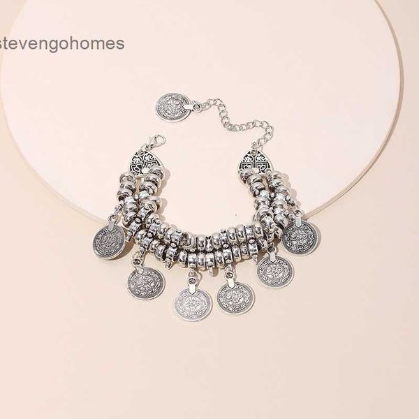 hop creative bohemian national style bracelet hip punk minority coin pendant handpiece girl, Silver
hop creative bohemian national style bracelet hip punk minority coin pendant handpiece girl, Silver