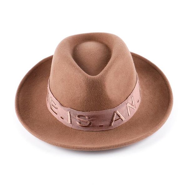 Hats are for both men and women Casual fashion versatile hat Become warped eaves Wool jazz hat, Blue;gray
Hats are for both men and women Casual fashion versatile hat Become warped eaves Wool jazz hat, Blue;gray