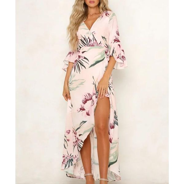 women fall and spring elegant 3/4 sleeve a-line dress v neck floral printing tie up waist with belt flowy long dresses, Black;gray
women fall and spring elegant 3/4 sleeve a-line dress v neck floral printing tie up waist with belt flowy long dresses, Black;gray
