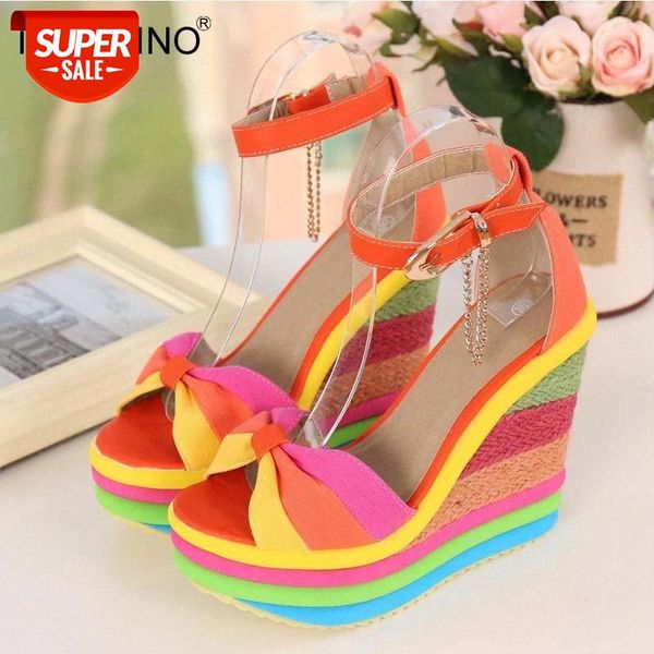 women sandals wedges rainbow shoes girls colorful platform colors bowknot hemp bottom female ankle buckle strap ladies summer #8j5c, Black
women sandals wedges rainbow shoes girls colorful platform colors bowknot hemp bottom female ankle buckle strap ladies summer #8j5c, Black