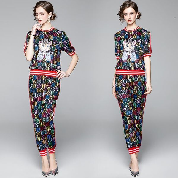 summer runway 2 piece womens sets retro vintage floral print crew neck short sleeve shirt blouse pant suits outfits, Gray
summer runway 2 piece womens sets retro vintage floral print crew neck short sleeve shirt blouse pant suits outfits, Gray