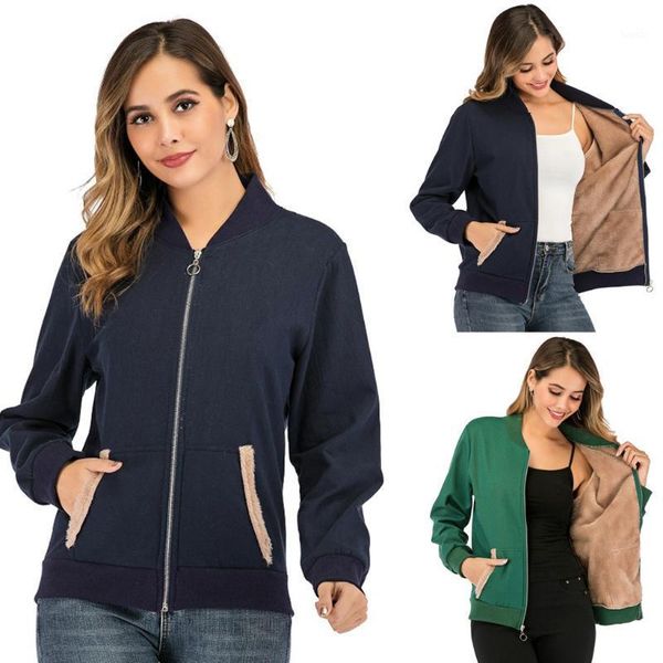 autumn winter coat women casual hoodie sweatshirt women warm outwear solid with pockets vintage plush coats cardigans w12101, Black;brown
autumn winter coat women casual hoodie sweatshirt women warm outwear solid with pockets vintage plush coats cardigans w12101, Black;brown