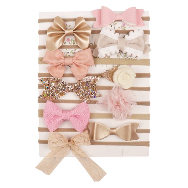 10pcs/set headband kid girls stretch headwraps toddler headwrap stretch floral children headbands over sized bow children turban lj200903, Slivery;white
10pcs/set headband kid girls stretch headwraps toddler headwrap stretch floral children headbands over sized bow children turban lj200903, Slivery;white