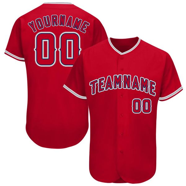 custom red navy-gray baseball jersey, Blue;black 
custom red navy-gray baseball jersey, Blue;black