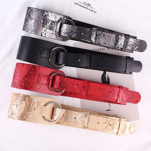 serpentine ring decorate belt pu fashion woman belts snake skin pattern waist seal, Black;brown
serpentine ring decorate belt pu fashion woman belts snake skin pattern waist seal, Black;brown