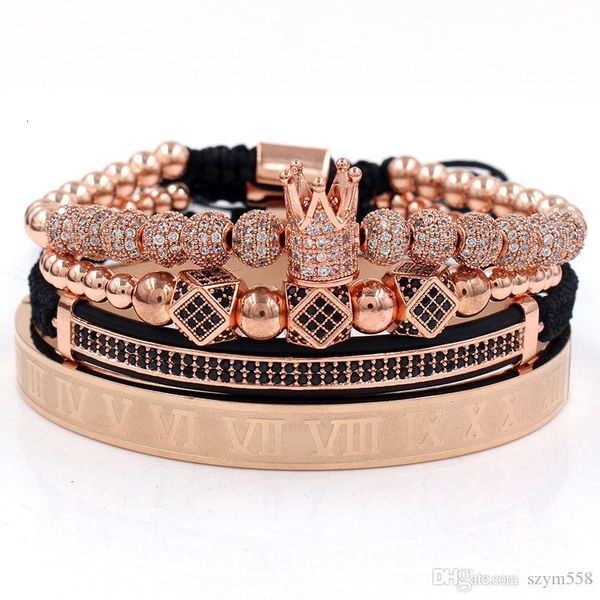 roman numeral titanium steel bracelet couple bracelet/crown/2019/for 4pcs/set lovers/bracelets for women men jewelry 4 c
roman numeral titanium steel bracelet couple bracelet/crown/2019/for 4pcs/set lovers/bracelets for women men jewelry 4 c