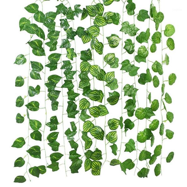 230cm artificial leaves wall hanging garland garland fake green leaf ivy vine artificial plant wedding party home garden decor1
230cm artificial leaves wall hanging garland garland fake green leaf ivy vine artificial plant wedding party home garden decor1