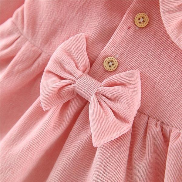 girl's dresses toddler autumn wear solid-color cute ruffle wide-lapel long-sleeves fluffy dress with bow decoration for baby girl 0-4 y, Red;yellow
girl's dresses toddler autumn wear solid-color cute ruffle wide-lapel long-sleeves fluffy dress with bow decoration for baby girl 0-4 y, Red;yellow
