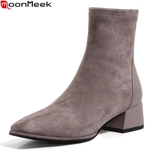 boots moonmeek 2021 women autumn winter ladies shoes thick heels square toe solid color ankle big size1, Black
boots moonmeek 2021 women autumn winter ladies shoes thick heels square toe solid color ankle big size1, Black