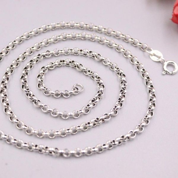 fine pure s925 sterling silver chain women men 3mm cable link necklace 50cm 6-7g 20nch
fine pure s925 sterling silver chain women men 3mm cable link necklace 50cm 6-7g 20nch