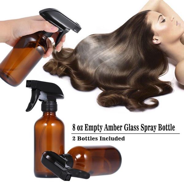 storage bottles & jars 2pcs 8 oz spray bottle empty glass fine mist atomizer salon hairdressing sprayer flower planting tool with 2 caps
storage bottles & jars 2pcs 8 oz spray bottle empty glass fine mist atomizer salon hairdressing sprayer flower planting tool with 2 caps
