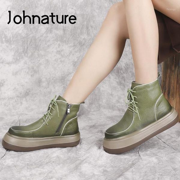 johnature winter women shoes platform boots 2020 new warm genuine leather zip round toe concise leisure ankle ladies boots1, Black
johnature winter women shoes platform boots 2020 new warm genuine leather zip round toe concise leisure ankle ladies boots1, Black