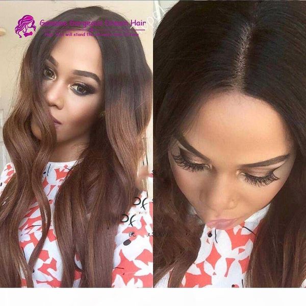 ombre two tone 1b 4 peruvian human hair lace front wigs for women body wavy hair glueless full lace wigs, Black;brown
ombre two tone 1b 4 peruvian human hair lace front wigs for women body wavy hair glueless full lace wigs, Black;brown