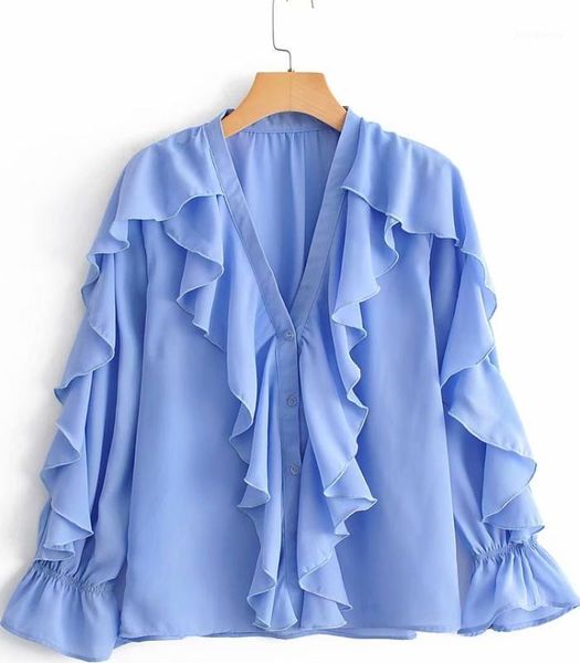 new women v neck solid color ruffles smock blouse female basic long sleeve chiffon femininas shirt casual chemise 1, White
new women v neck solid color ruffles smock blouse female basic long sleeve chiffon femininas shirt casual chemise 1, White